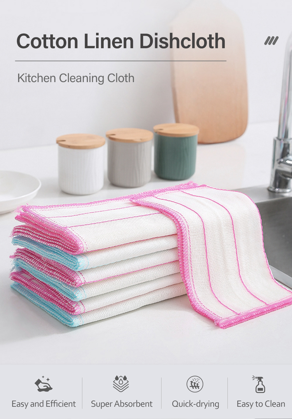 Cotton Linen Cleaning Cloth-1